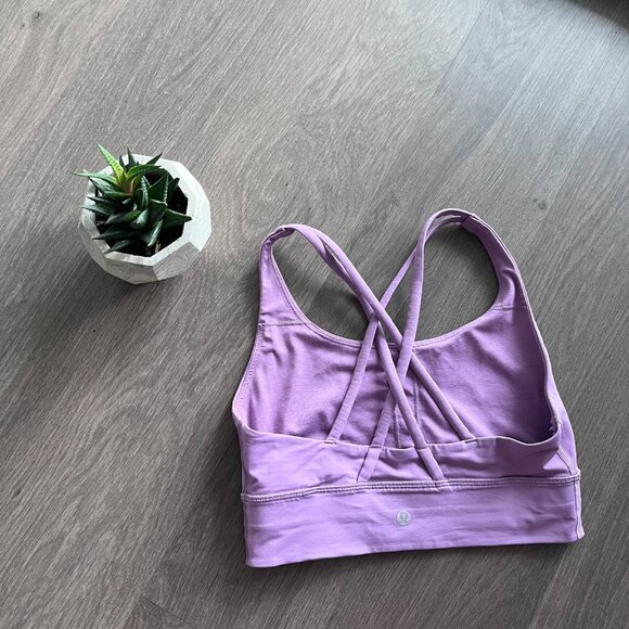 Lululemon Lilac Light Support Sports Bra - Picture 6 of 9
